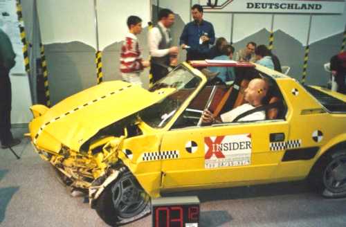 Fiat Bertone x1 9 at Crash Test If you can read German go to this page 